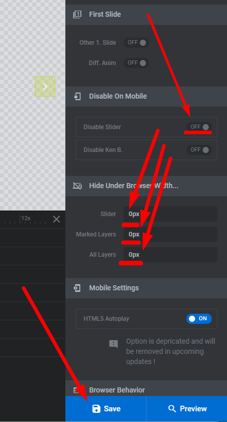 Revolution Slider Not Working on Mobile - how to solve the problem